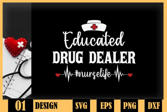 Review: Educated Drug Dealer Nurse Heart Beat Design