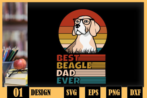 Reviewing the Dog Vintage Best Beagle Dad Ever Design