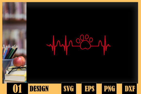 Reviewing the Paw Print Heartbeat Design